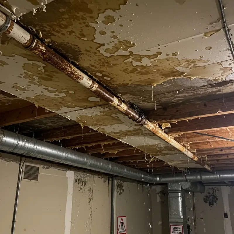 Ceiling Water Damage Repair in New London, IA